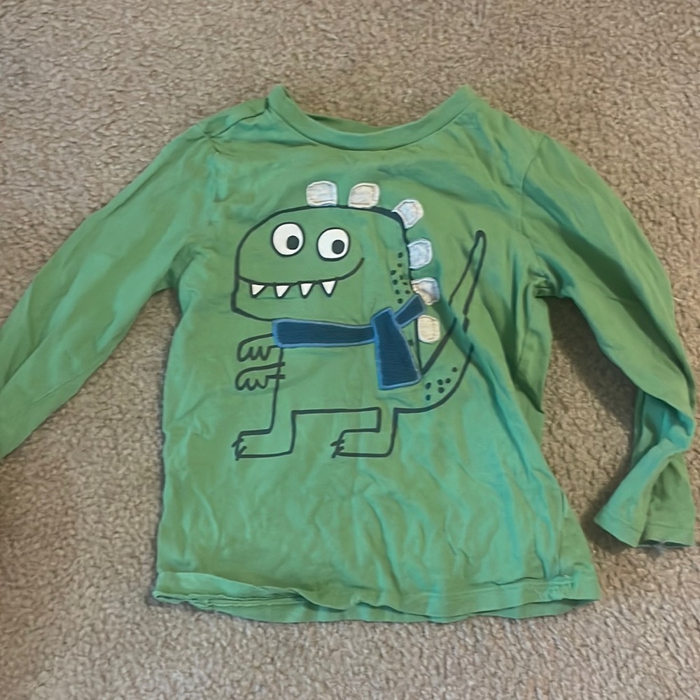 Adorable dinosaur long sleeve shirt boys size 4T